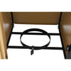 Tapered Square Outdoor Propane Gas Fire Pit Table 40,000 BTU Propane with Glass Bead Filler
