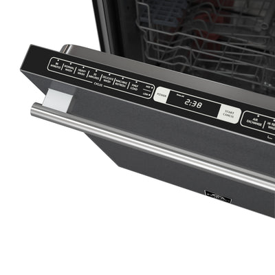 Forno Romano Espresso 24-Inch Built-In Dishwasher, Black Finish, Stainless Steel Tub, 49 dBA, Energy Star Certified