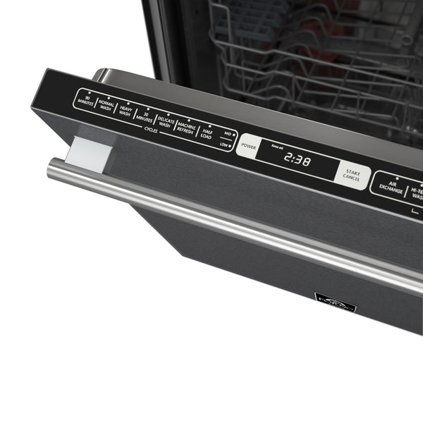 Forno Romano Espresso 24-Inch Built-In Dishwasher, Black Finish, Stainless Steel Tub, 49 dBA, Energy Star Certified