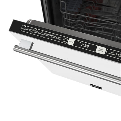 Forno Romano Espresso 24-Inch Built-In Dishwasher, White Finish, Stainless Steel Tub, 49 dBA, Energy Star Certified