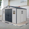 DuraMax 10.5x8 ft Vinyl Storage Shed 30227 01
