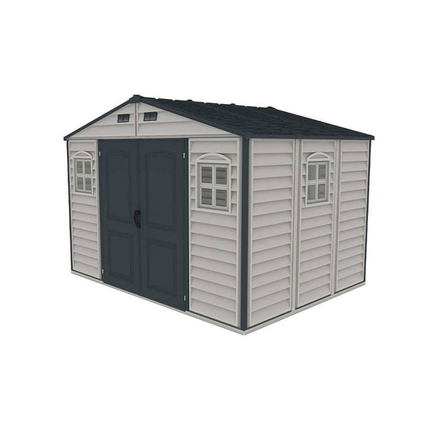 DuraMax 10.5x8 ft Vinyl Storage Shed 30227 03