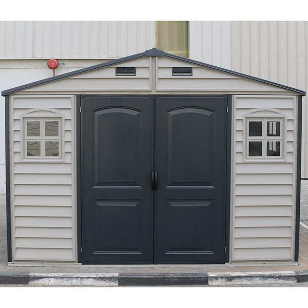 DuraMax 10.5x8 ft Vinyl Storage Shed 30227 04