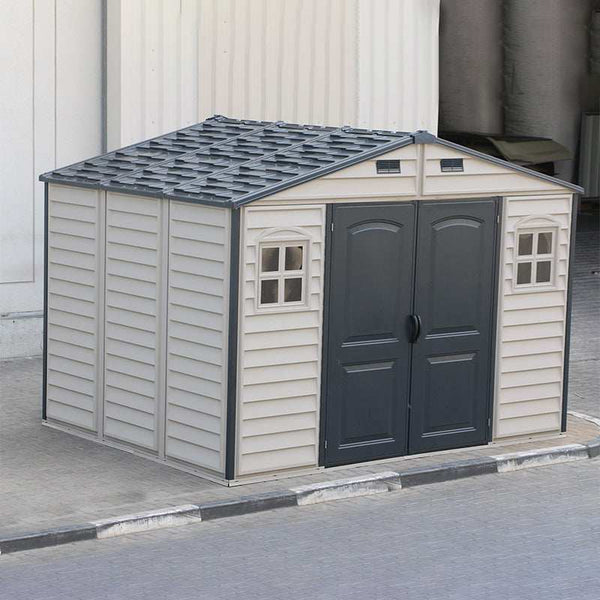 DuraMax 10.5x8 ft Vinyl Storage Shed 30227 07