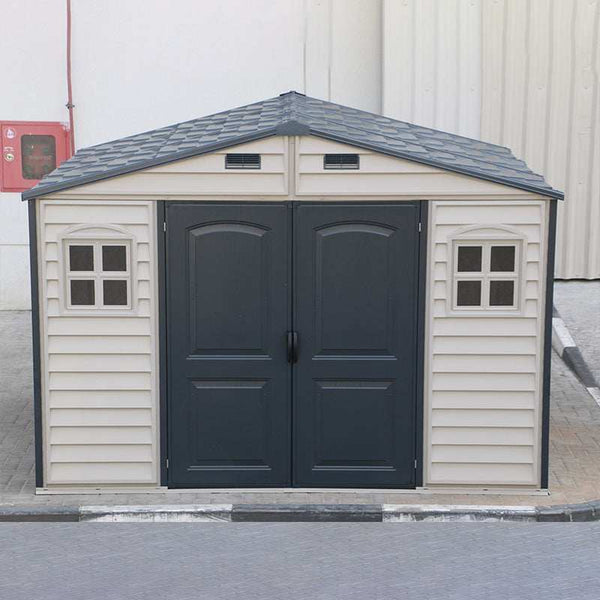 DuraMax 10.5x8 ft Vinyl Storage Shed 30227 08