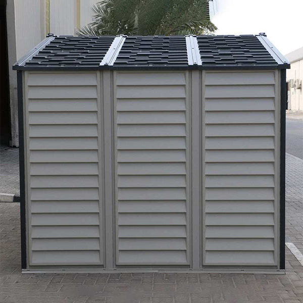 DuraMax 10.5x8 ft Vinyl Storage Shed 30227 012