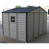 DuraMax 10.5x8 ft Vinyl Storage Shed 30227 013