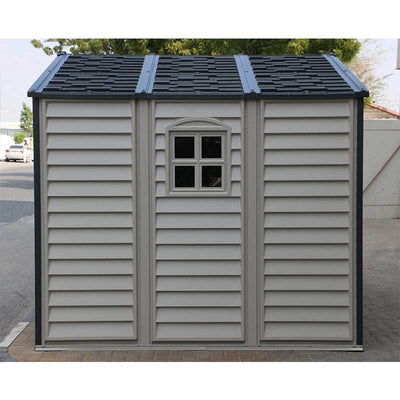 DuraMax 10.5x8 ft Vinyl Storage Shed 30227 014