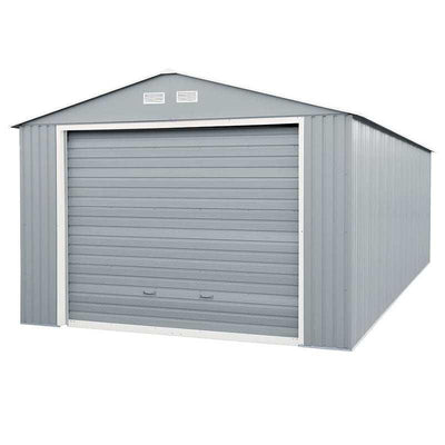 DuraMax 12x26 ft Metal Garage Shed 02