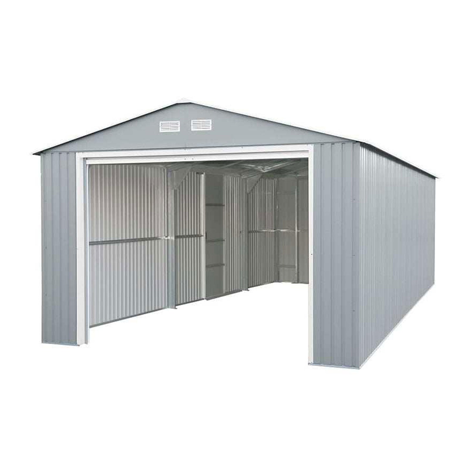 DuraMax 12x26 ft Metal Garage Shed