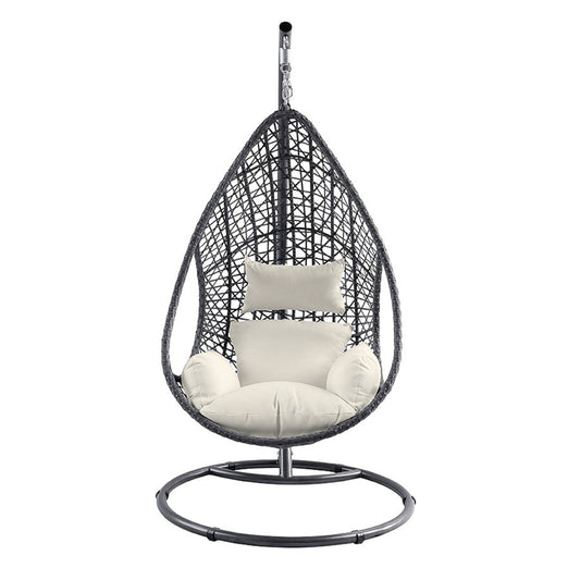 Hanging Outdoor Egg Chair With Stand