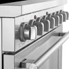 Forno Paolo 36 Inch Freestanding Electric Range, Stainless Steel, 5.44 cu.ft, True Convection Oven, Energy Efficient