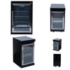 Cherylife NG 85-Inch 4-Burner 72,000 BTU Natural Gas Grill Island – Outdoor Kitchen with Wine Cooler, Refrigerator, Rotisserie, Stainless Steel Countertop & Storage