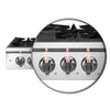 Forno Spezia Alta Qualita 30-Inch Pro-Style Gas Rangetop, Stainless Steel, 5 Sealed Burners, Continuous Cast Iron Grates, High Heat Output