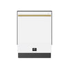Forno Romano Espresso 24-Inch Built-In Dishwasher, White Finish, Stainless Steel Tub, 49 dBA, Energy Star Certified