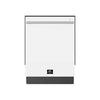 Forno Romano Espresso 24-Inch Built-In Dishwasher, White Finish, Stainless Steel Tub, 49 dBA, Energy Star Certified