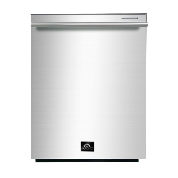 FORNO Premium 3-Piece Kitchen Bundle - Galiano 36" Gas Range, 36" French Door Refrigerator, 24" Built-In Dishwasher - FBDL-004-01CAUS
