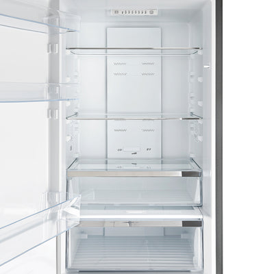 Forno Guardia 24-Inch Bottom Freezer Refrigerator, Left Swing, 10.8 cu.ft, ENERGY STAR Certified