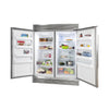 Forno Rizzuto 56-Inch Convertible Refrigerator/Freezer Set, 27.6 cu.ft Total Capacity, Decorative Grill, ENERGY STAR Certified