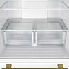 Forno Gallipoli Espresso 30-Inch White French Door Refrigerator, Bottom Freezer, 17.5 Cu. Ft., No Frost, Ice Maker