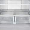Forno Gallipoli 30-Inch French Door Refrigerator, 17.5 cu.ft Capacity, Decorative Grill, 34-Inch Width, Stainless Steel, No Frost Technology, Energy Efficient