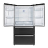 Forno Moena Espresso 36-Inch Black French Door Refrigerator, 19.2 Cu. Ft., Frost-Free, Automatic Ice Maker, ENERGY STAR Certified