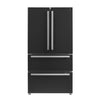 Forno Moena Espresso 36-Inch Black French Door Refrigerator, 19.2 Cu. Ft., Frost-Free, Automatic Ice Maker, ENERGY STAR Certified