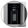 Forno Salerno 36-Inch Side-by-Side Stainless Steel Refrigerator, 20 cu.ft, ENERGY STAR Certified