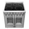 Forno Massimo 30-Inch Freestanding French Door Electric Range, True Convection Oven