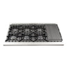 Forno Galiano 48-Inch Freestanding Gas Range, Stainless Steel, 8 Burners, 107,000 BTU, Griddle, Double Ovens, Energy Efficient