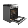 Forno Lazio 30-Inch Freestanding Gas Range, 4 Burners, Convection Oven, Energy Efficient