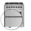 Forno Galiano 30-inch French Door Dual Fuel Range All Stainless Steel, 5 Sealed Burners 68,000 BTU, 4.32 cu.ft. True Convection Oven