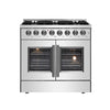 Forno Galiano 36" Freestanding French Door Dual Fuel Range