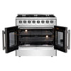 Forno Galiano 36" Freestanding French Door Dual Fuel Range