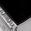 Forno Leonardo Espresso 30-Inch Slide-In Stainless Steel Induction Range, Convection Oven, 5 Cooking Zones