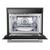 Forno Oliena Espresso Black 24-Inch Built-In Microwave and Convection Oven Combo, 1.6 cu.ft, 1750W Convection, 1000W Microwave, Stainless Steel Interior, Glass Touch Controls, Sensor Cooking