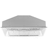 Forno Altilia 48-Inch Insert Range Hood, Stainless Steel, LED Lighting, Baffle Filters