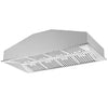 Forno Altilia 60-Inch Insert Range Hood, Stainless Steel, LED Lighting, Baffle Filters