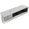 Forno Frassanito 48-Inch Recessed Range Hood, Stainless Steel Baffle Filters, LED Lighting