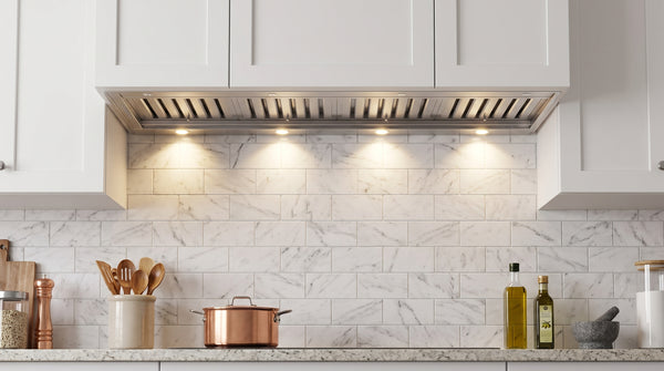 Forno Frassanito 60-Inch Recessed Range Hood, Stainless Steel Baffle Filters, LED Lighting
