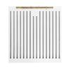 Forno Bari Espresso 30-Inch Under Cabinet Range Hood, White, 600 CFM, LED Lighting, Dishwasher-Safe Baffle Filters, 3-Speed Fan Control