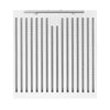 Forno Bari Espresso 30-Inch Under Cabinet Range Hood, White, 600 CFM, LED Lighting, Dishwasher-Safe Baffle Filters, 3-Speed Fan Control