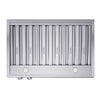 Forno Biagio 36-Inch Wall Mounted Range Hood, Stainless Steel, Heavy Duty