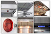 Forno Savona 48-Inch Wall Mount Range Hood, Hybrid Filters, Backsplash Included