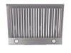 Forno Palazzo 30-Inch Wall Mounted Range Hood, Stainless Steel, Heavy Duty Baffle Filters, Remote Control