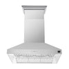 FORNO Premium 3-Piece Kitchen Bundle - FORNO Galiano 48" Freestanding Dual Fuel Range, FORNO Maderno 60" 2-Piece Convertible Refrigerator/Freezer Built-In with Decorative Grill Trim, 27.2 cu.ft., FORNO Orvieto 48" Wall Mount Range Hood - FBDL-017-04CAUS