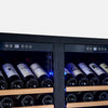 Forno Vernazza 40-Inch Side-by-Side Dual Zone Wine Cellar, 25.07 cu.ft Capacity, Stainless Steel, Temperature Control, UV-Protected Glass Door, Wooden Shelves