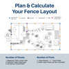 CheryLife 6’ x 6’ Vinyl Semi-Private Fence – Sand - Denver Series
