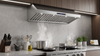 Forno Palazzo 60-Inch Wall Mounted Range Hood, Stainless Steel, Heavy Duty Baffle Filters, Remote Control