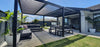10x19 ft Upgraded All-Aluminum Louvered Pergola Kit - Thickened
